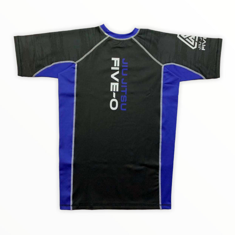 Five-O Ranked Short Sleeve Rashguard - Jiu Jitsu Five-O