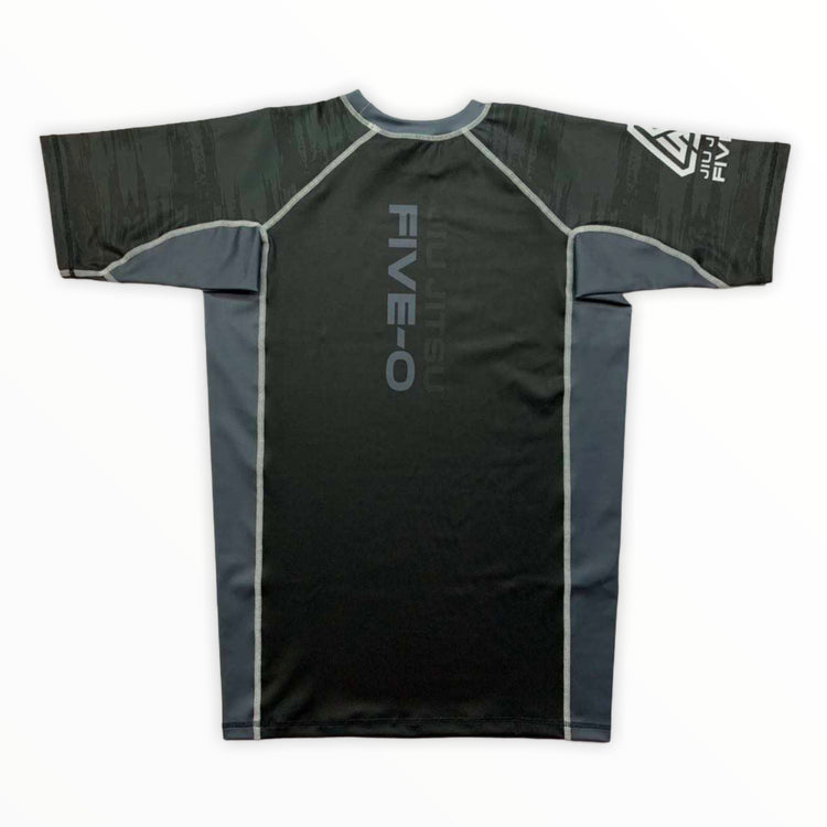 Five-O Ranked Short Sleeve Rashguard - Jiu Jitsu Five-O